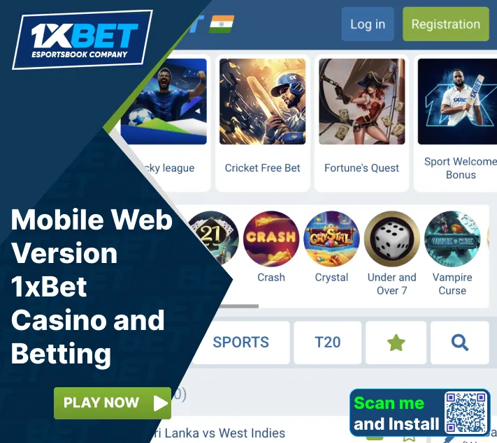 Mobile 1xbet Web Version